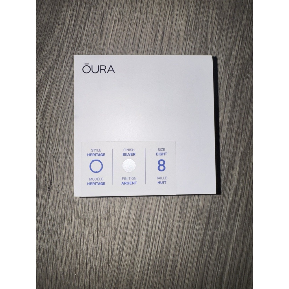 Oura Ring Gen3 Heritage Size 8 - Silver (JZ90-51384-08)
